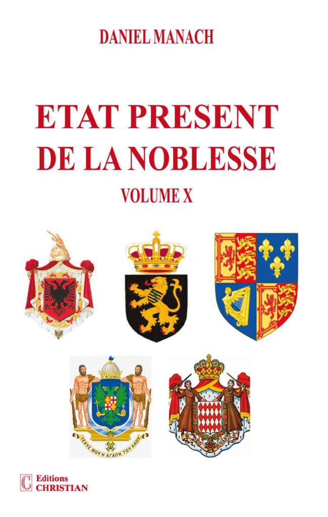 Etat présent de la noblesse Volume X